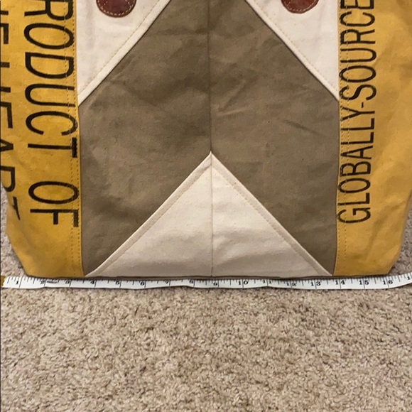 🆕K&K Canvas+Leather Handle Large Tote Bag♥️ - Picture 4 of 12